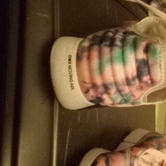 Woman's Reebok DMX moving air shoes very comply size 8 pink tydye - Picture 3 of 4